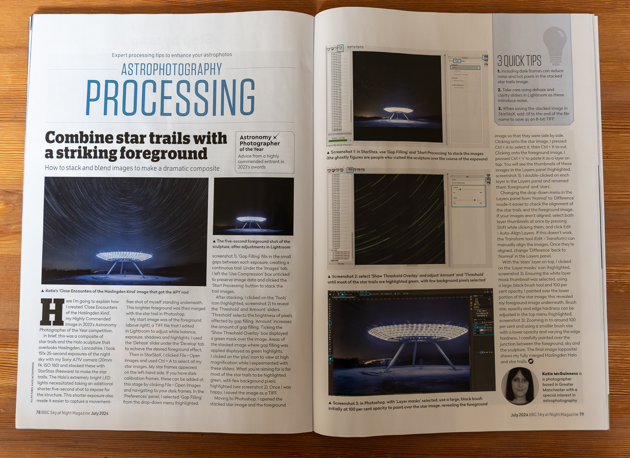 BBC Sky at Night Magazine-June 2024 featuring an article by katie mcguinness